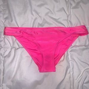 Neon pink bikini bottoms